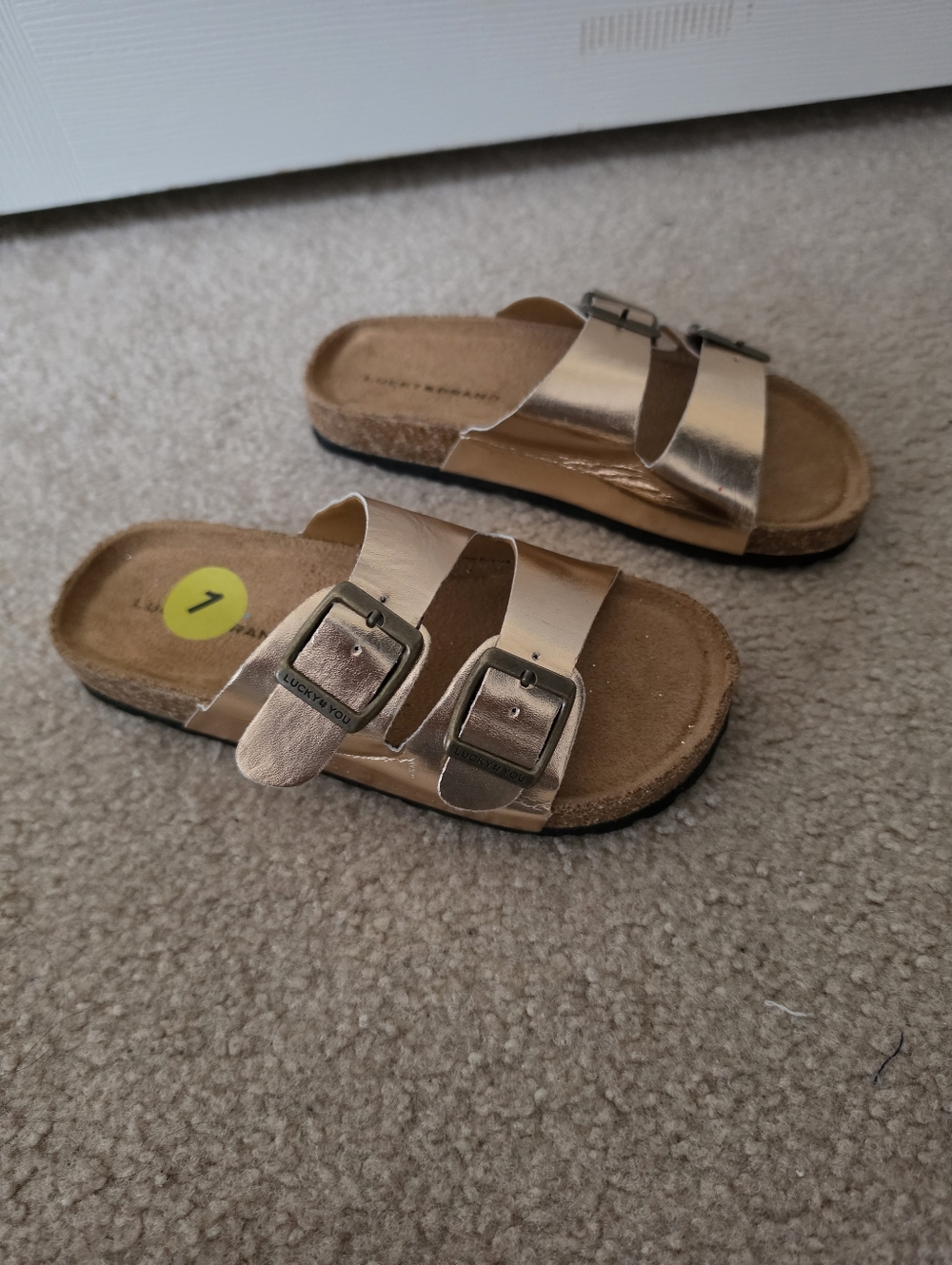 Lucky Brand Slides Size 1Y
